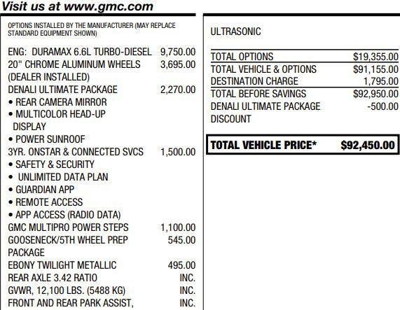 2023 GMC Sierra 3500 HD Denali