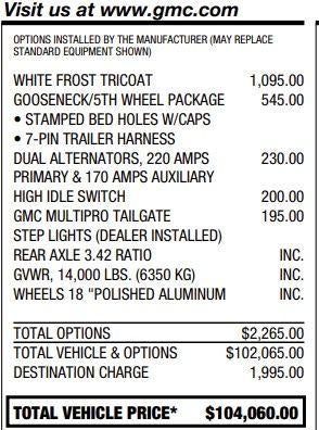 2024 GMC Sierra 3500 HD Denali Ultimate DRW