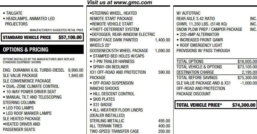2025 GMC Sierra 2500 HD SLE