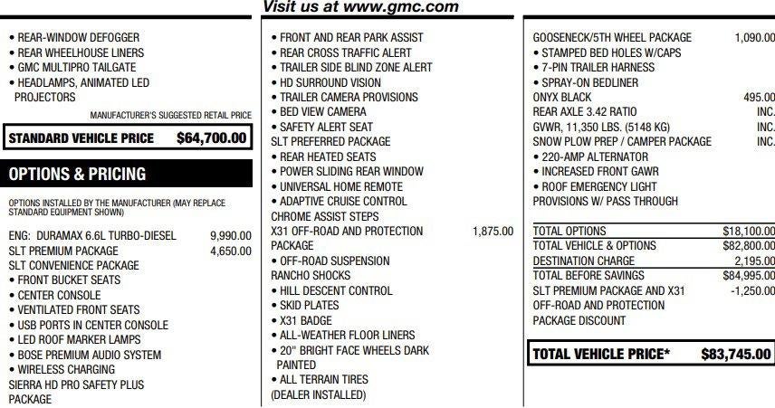 2025 GMC Sierra 2500 HD SLT