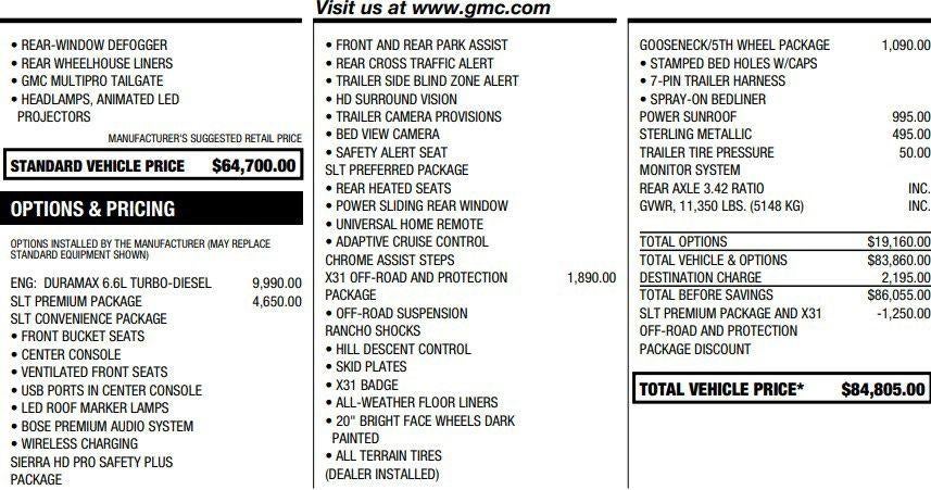 2025 GMC Sierra 2500 HD SLT