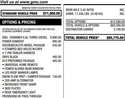 2025 GMC Sierra 2500 HD AT4