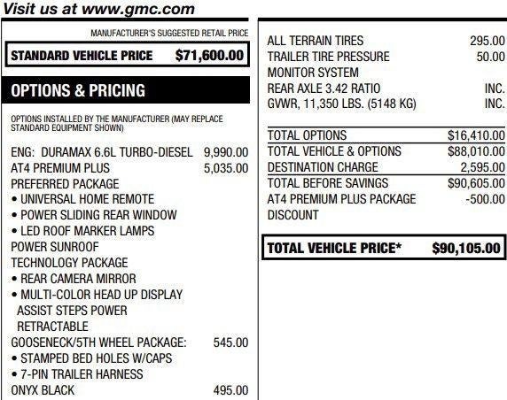 2026 GMC Sierra 2500 HD AT4