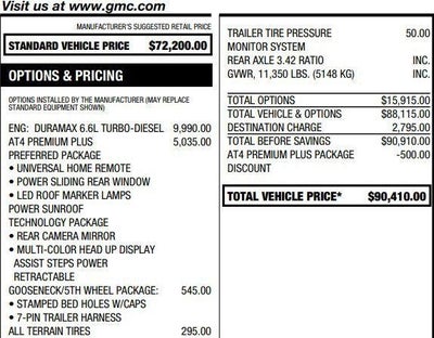 2026 GMC Sierra 2500 HD AT4