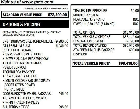 2026 GMC Sierra 2500 HD AT4