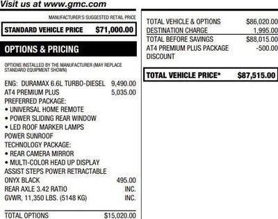 2025 GMC Sierra 2500 HD AT4