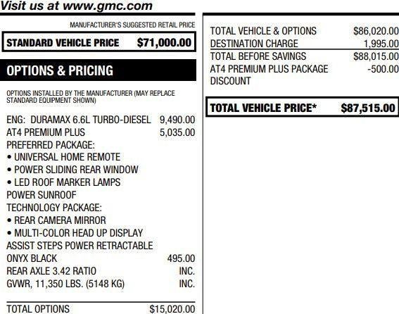 2025 GMC Sierra 2500 HD AT4