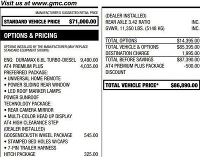 2025 GMC Sierra 2500 HD AT4