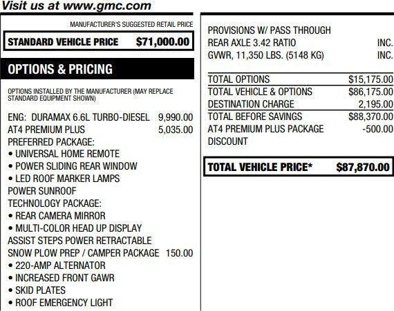 2025 GMC Sierra 2500 HD AT4