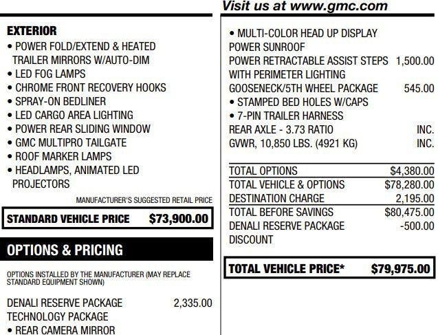 2025 GMC Sierra 2500 HD Denali