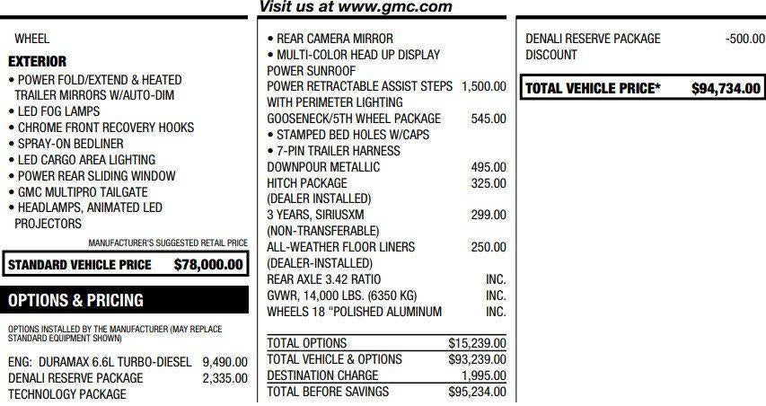 2025 GMC Sierra 3500 HD Denali DRW