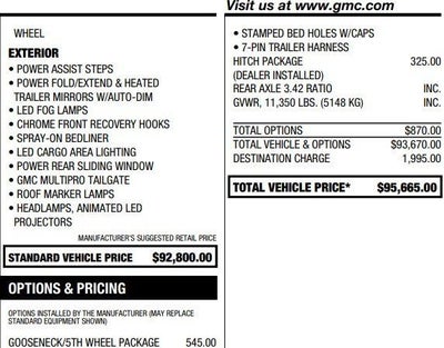 2025 GMC Sierra 2500 HD Denali Ultimate