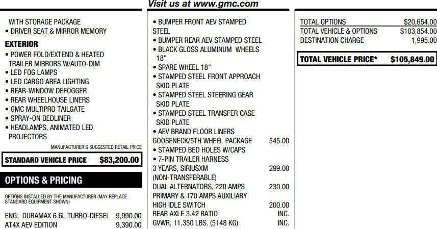 2025 GMC Sierra 2500 HD AT4X