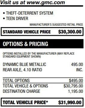2022 GMC Canyon Elevation