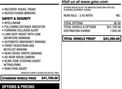 2025 GMC Canyon Elevation