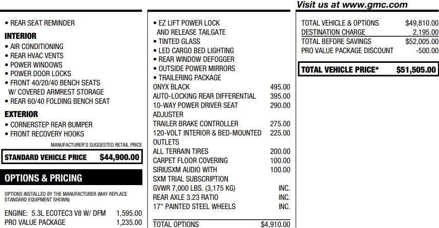 2025 GMC Sierra 1500 Pro