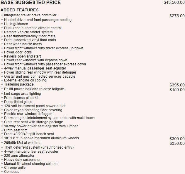 2019 GMC Sierra 1500 SLE