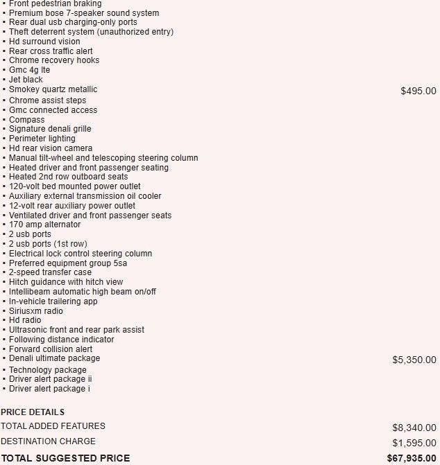 2019 GMC Sierra 1500 Denali