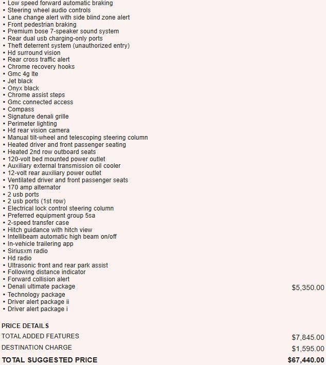 2019 GMC Sierra 1500 Denali