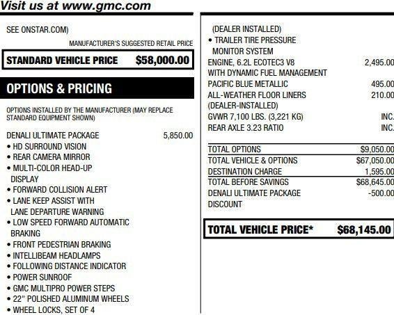 2019 GMC Sierra 1500 Denali