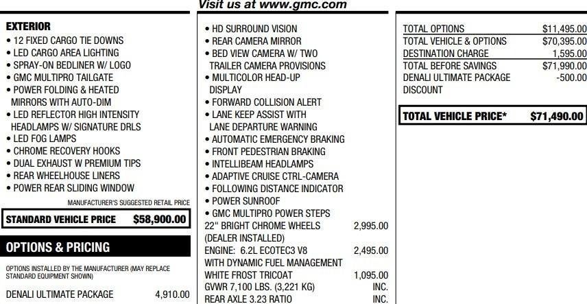 2020 GMC Sierra 1500 Denali