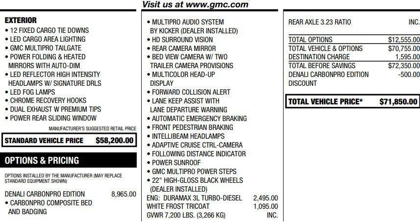2020 GMC Sierra 1500 Denali