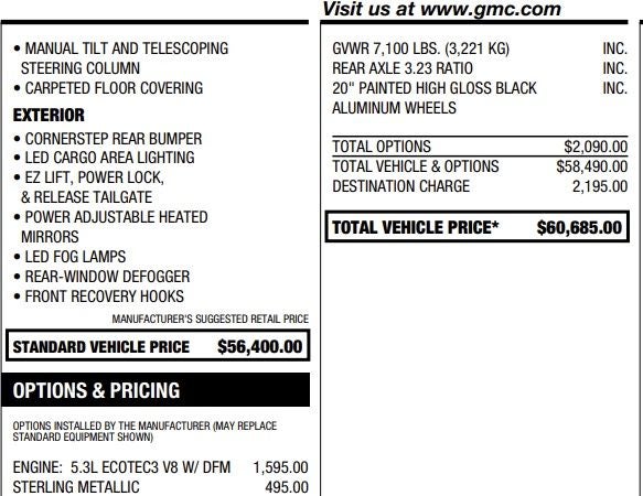 2025 GMC Sierra 1500 Elevation
