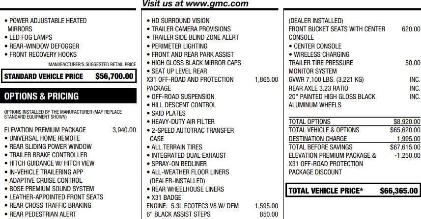 2024 GMC Sierra 1500 Elevation