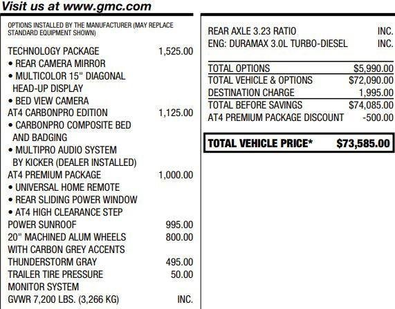 2024 GMC Sierra 1500 AT4