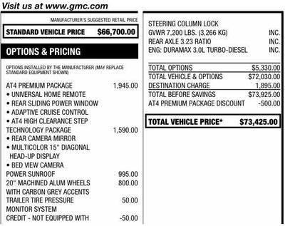 2023 GMC Sierra 1500 AT4