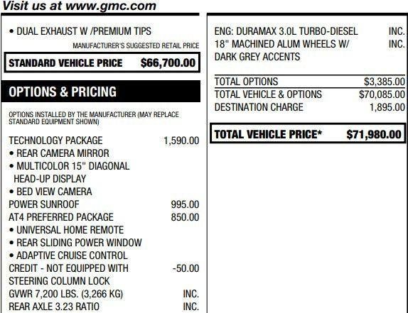 2023 GMC Sierra 1500 AT4