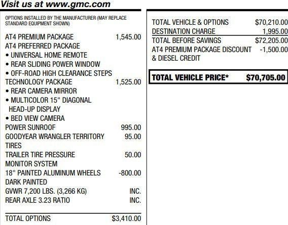 2025 GMC Sierra 1500 AT4