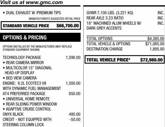 2023 GMC Sierra 1500 AT4