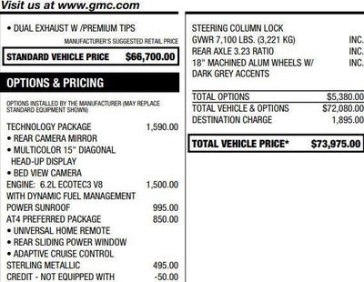 2023 GMC Sierra 1500 AT4