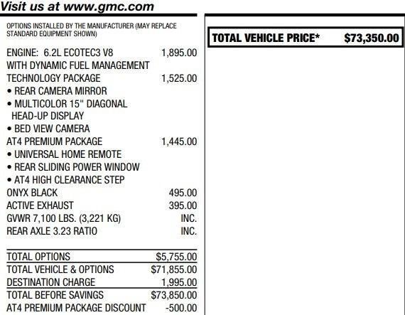 2024 GMC Sierra 1500 AT4