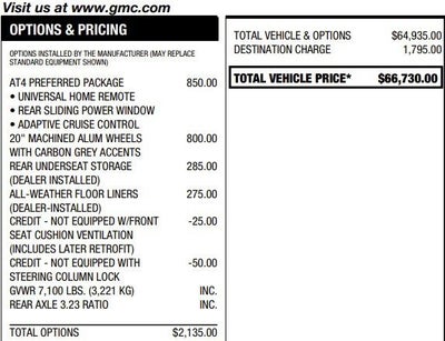 2022 GMC Sierra 1500 AT4