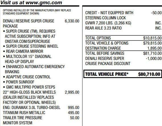 2023 GMC Sierra 1500 Denali