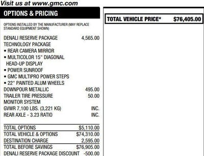 2026 GMC Sierra 1500 Denali