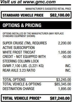 2023 GMC Sierra 1500 Denali Ultimate