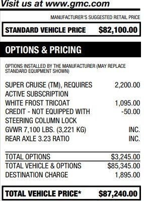 2023 GMC Sierra 1500 Denali Ultimate