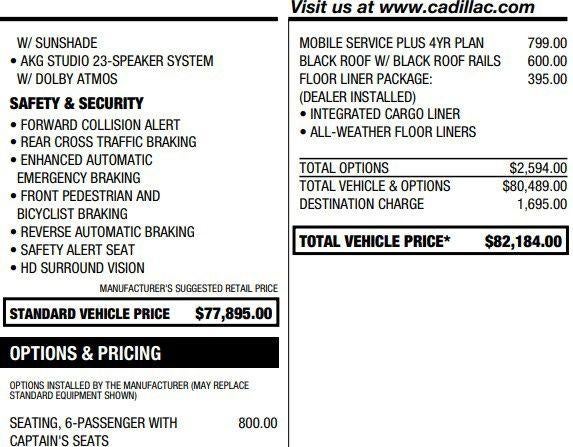 2026 Cadillac VISTIQ Sport