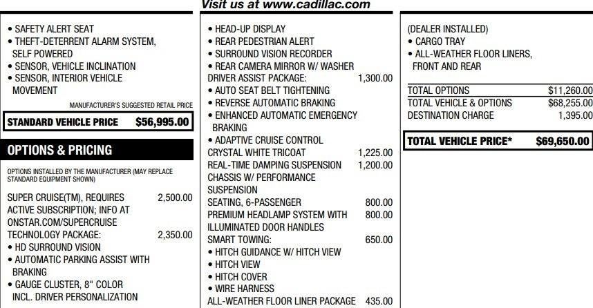 2024 Cadillac XT6 Premium Luxury