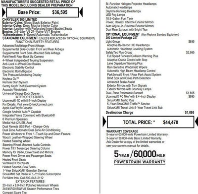 2018 Chrysler 300 Limited