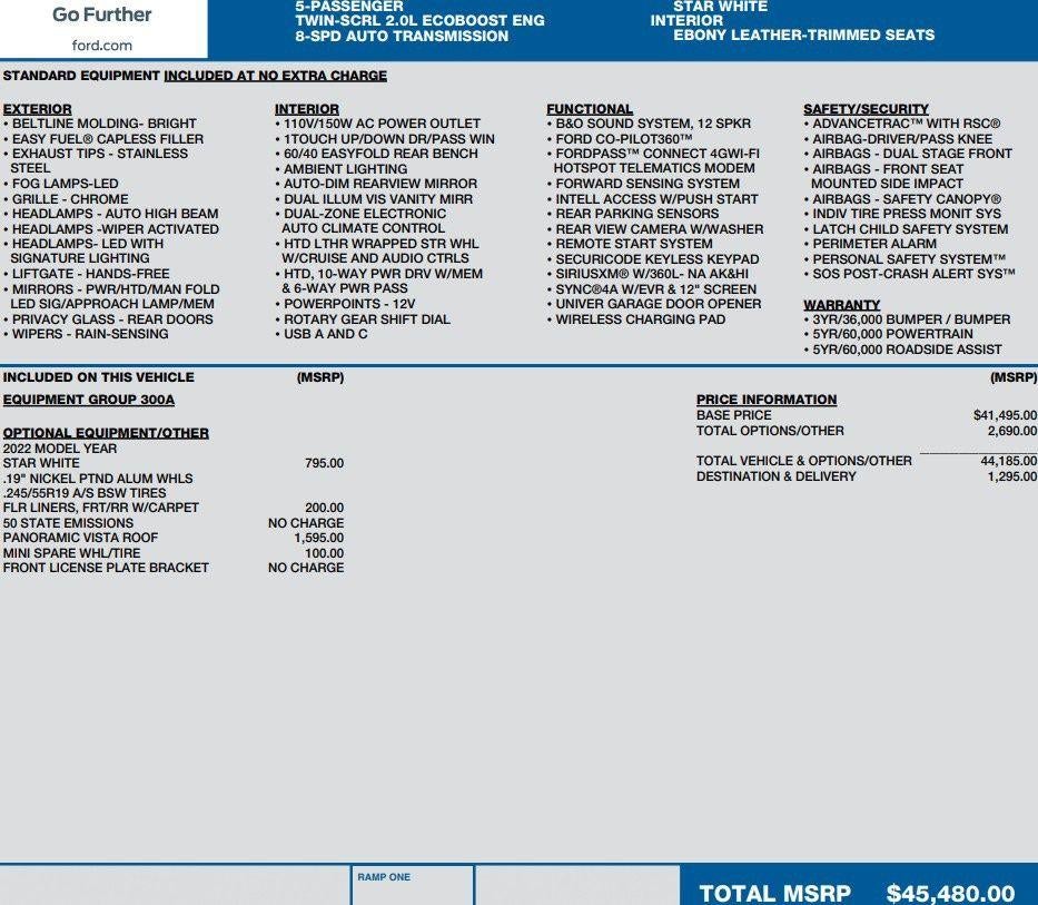 2022 Ford Edge Titanium