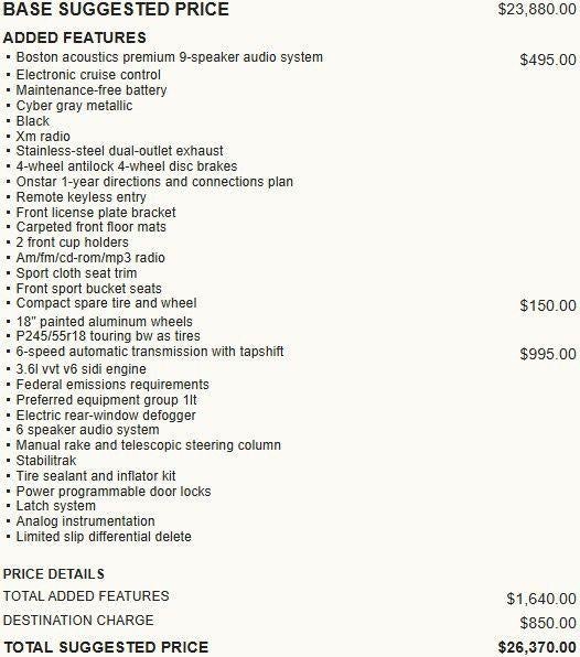 2010 Chevrolet Camaro 1LT