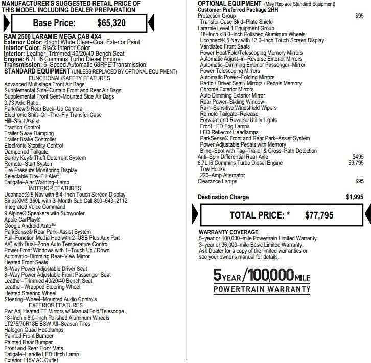 2024 RAM 2500 Laramie