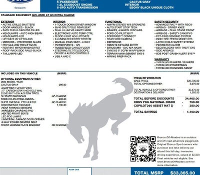 2024 Ford Bronco Sport Big Bend