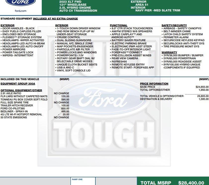 2023 Ford Maverick XLT