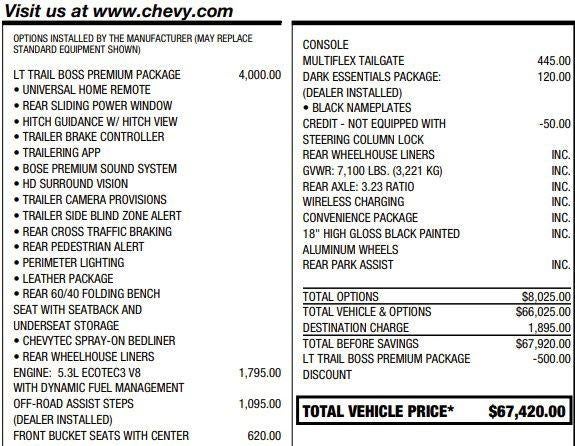2023 Chevrolet Silverado 1500 LT Trail Boss
