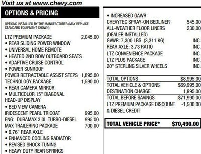2025 Chevrolet Silverado 1500 LTZ